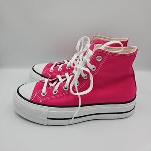 Converse Pink High-Top Sneakers